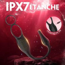 Charger l'image dans la galerie, Sex Toys Masseurs de Prostate vibromasseurs avec Anneau Pénien, Plug Anal Sextoy Homme Stimulateur Prostate Gode Anal sextoy, Sex Toýs Couple 7 Modes Vibro