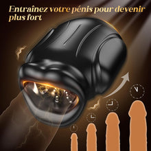 Charger l'image dans la galerie, Bouche Sexy Masturbateurs Masculins, Sex Toýs Homme Vaginette Ultra Réaliste Masturbateur avec 10 Modes de Vibration, Masturbateur Automatique Enveloppé à 360° Penisse Vibromasseur Homme Sex Toys