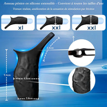 Charger l'image dans la galerie, Anneau Homme Vibrant Sex Toýs Couple, 10 Modes Sextoyse Homme Sex Toys, Sex Toyspour Pour Homme, Anneau Vibrant Pénis Clitoridienne, Anneaux de Pénis Sextoyse Couple Plaisir