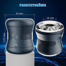 Charger l'image dans la galerie, Sumeber Tasse de masturbation électrique avec 10 vibrations, masturbation hommes mains libres automatique sex toy pompe à pénis, hommes compact imperméable mains libres soufflage masturbation Cup