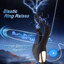 Charger l'image dans la galerie, Anneau Vibrant Pénis avec Modes de Vibration,Penisse Silicone Sex Toyspour pour Couple Jouet Sexuelle Adulte Cockrîng Homme Anneau Pénis Pénien Sextoye Anneaux debutante
