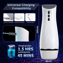 Charger l'image dans la galerie, Masturbateurs Masculins Sex Toýs Homme - Masturbateur Homme avec 10 Succion &amp; Vibration &amp; Échappement, Masturbâteur Homme Mains Llibres avec 3D Vaginette Ultra Réaliste, Sex Toys Homme