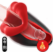 Charger l'image dans la galerie, Masturbâteur Homme Mains Libres Masturbeuse, 9X9 Mode de Vibration &amp;Coup-Léchage Masturbateurs Masculins Sextoyse Homme Sex Pénis Sex Toyspour pour Homme Masturbateur