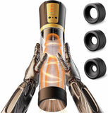 Pompes à Pénis Masturbateur Sex Toýs Homme - Masturbâteur Homme Mains Libres avec 5 Succions et 6 Anneaux Péniens, Pompe a Penisse Électrique pour Agrandir son Pénis Masturbateurs Masculins Sex Toys