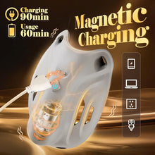 Charger l'image dans la galerie, Cage pénienne portable, ceinture de chasteté BDSM, appareil d'entraînement pour testicules avec 9 modes et contrôle via application
