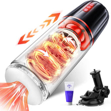 Charger l'image dans la galerie, Masturbâteur Homme Mains Libres Vibromasseur Sextoy Homme, 7 Télescopiques &amp; Rotation Masturbateur Automatique Masculin Sextoyse Homme Sexmasturbâteur, 3D Soft Vaginette Masturbâteur Succion Sex Toys