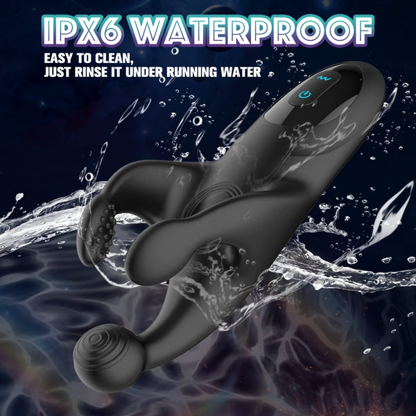 Vibrateur de pénis avec tapotements et vibrations