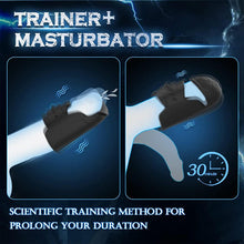 Charger l'image dans la galerie, Vibromasseur penis électrique avec 2 moteurs et 10 modes de vibration