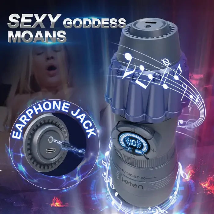 Masturbateur Automatique Electrique pour Homme Arnold avec 10 Modes D’aspiration et 10 Modes de Vibration