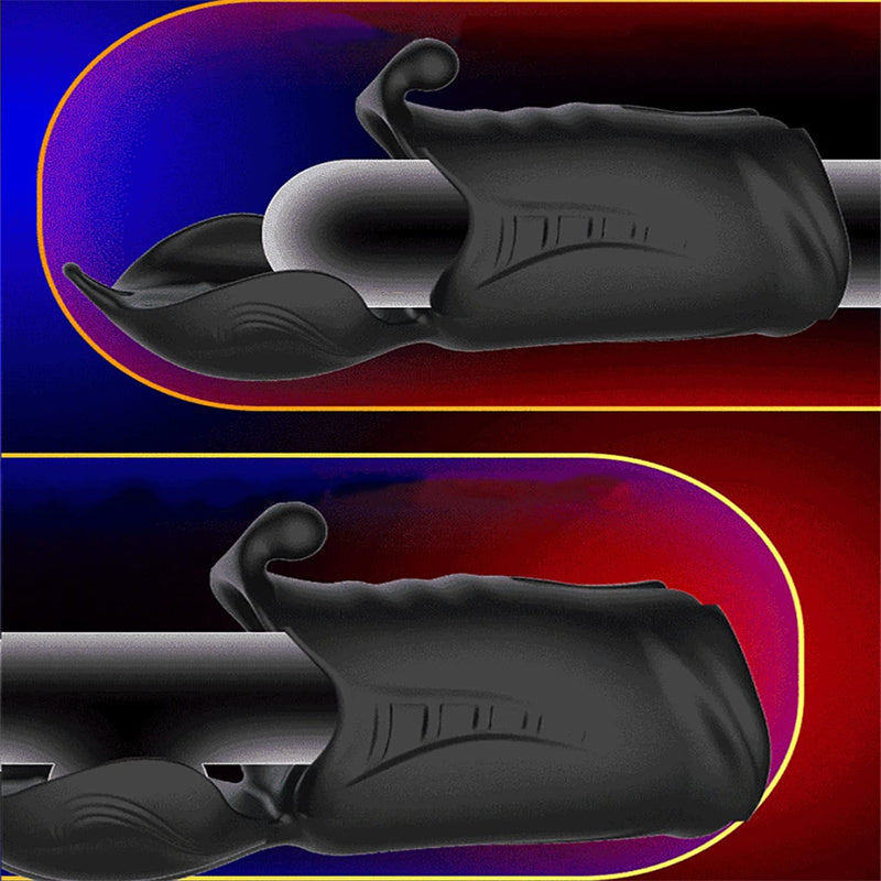 Vibromasseur Penis Electrique 3 en 1 avec 10 Modes de Vibration, Les derniers moteurs doubles et de nombreuses options d’exercice