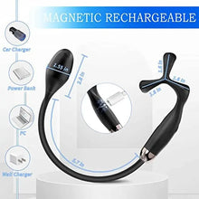 Charger l'image dans la galerie, Stimulateur Prostate Vibrant avec Anneau Pénien Triangulaire et 9 Modes de Vibration