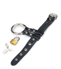 Charger l'image dans la galerie, Anneau cockring métal et cadenas