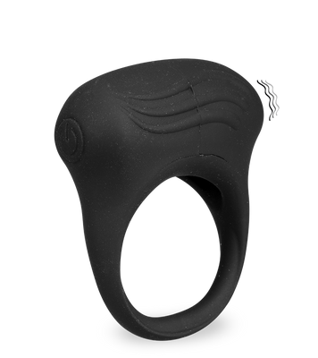 Anneau cockring vibrant chevalière striée