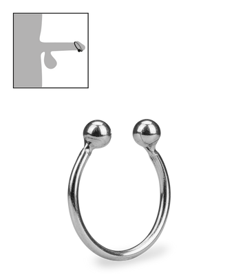 Anneau de gland fer à cheval en inox
