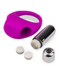 Charger l'image dans la galerie, Anneau vibrant en silicone médical Flirt