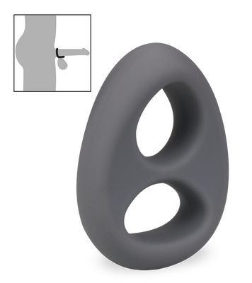 Cockring double en silicone médical Noot