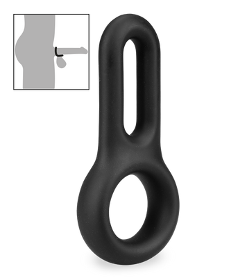 Cockring double en silicone médical Vaster