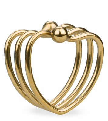 Cockring en métal cœur Loving