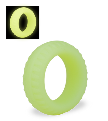 Cockring phosphorescent en silicone médical Tavala