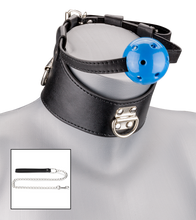 Charger l'image dans la galerie, Collier gag-ball bâillon BDSM
