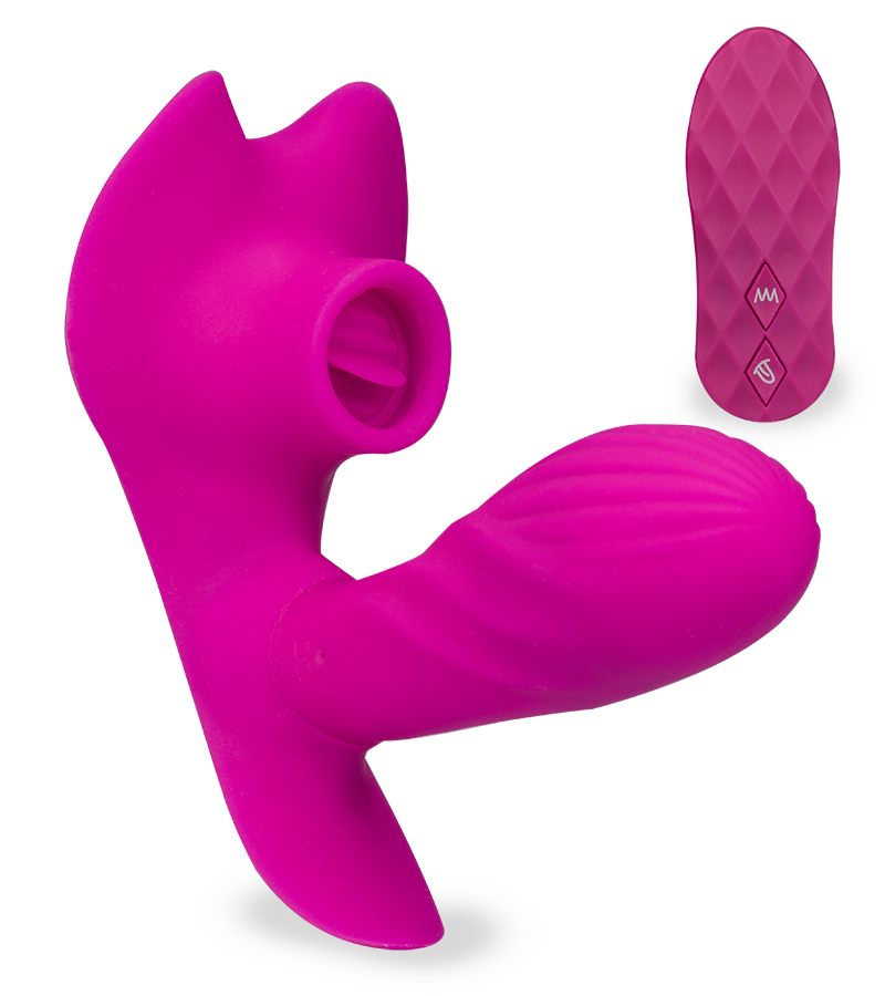 Culotte vibrante spécial cunni et gode chauffant
