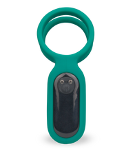 Charger l'image dans la galerie, Double anneau vibrant avec stimulateur de clitoris Unity