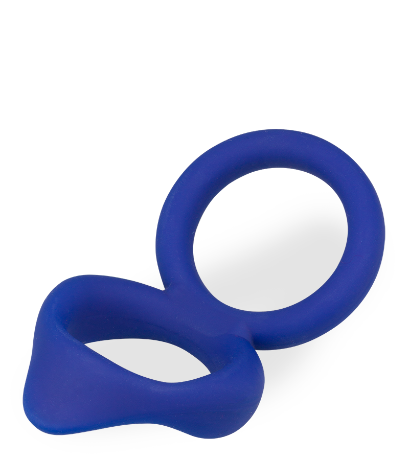 Double cockring en silicone Moon