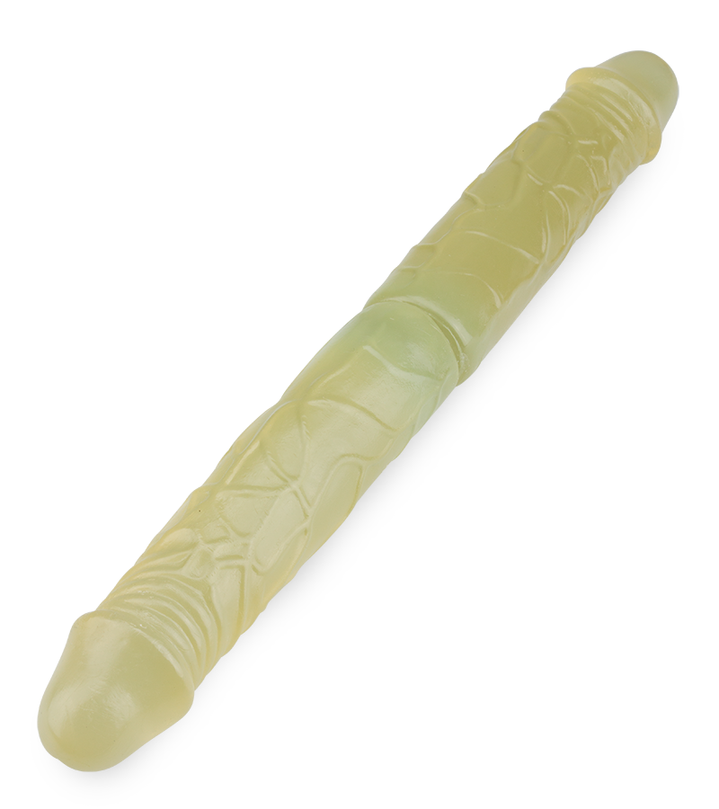 Double gode crystal flexible 36,0cm