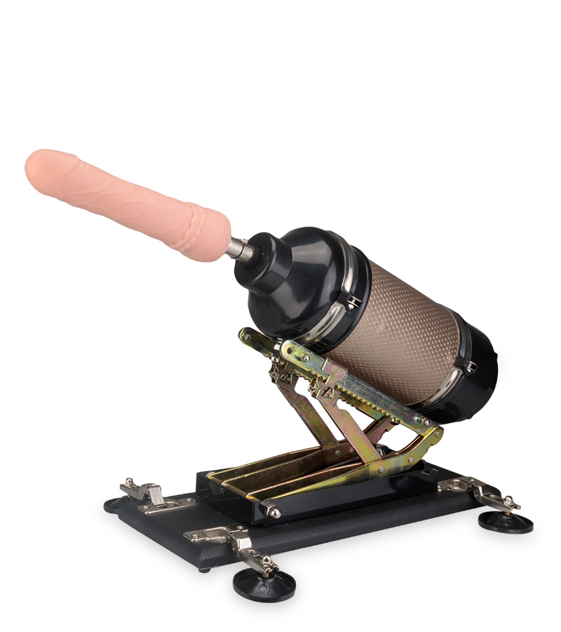 Fucking machine avec gode Tim