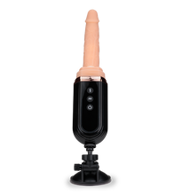 Charger l'image dans la galerie, Fucking machine pour godes ventouses et un gode vibrant 18,0cm