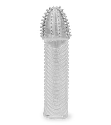 Gaine de pénis avec vaguelettes en 3D
