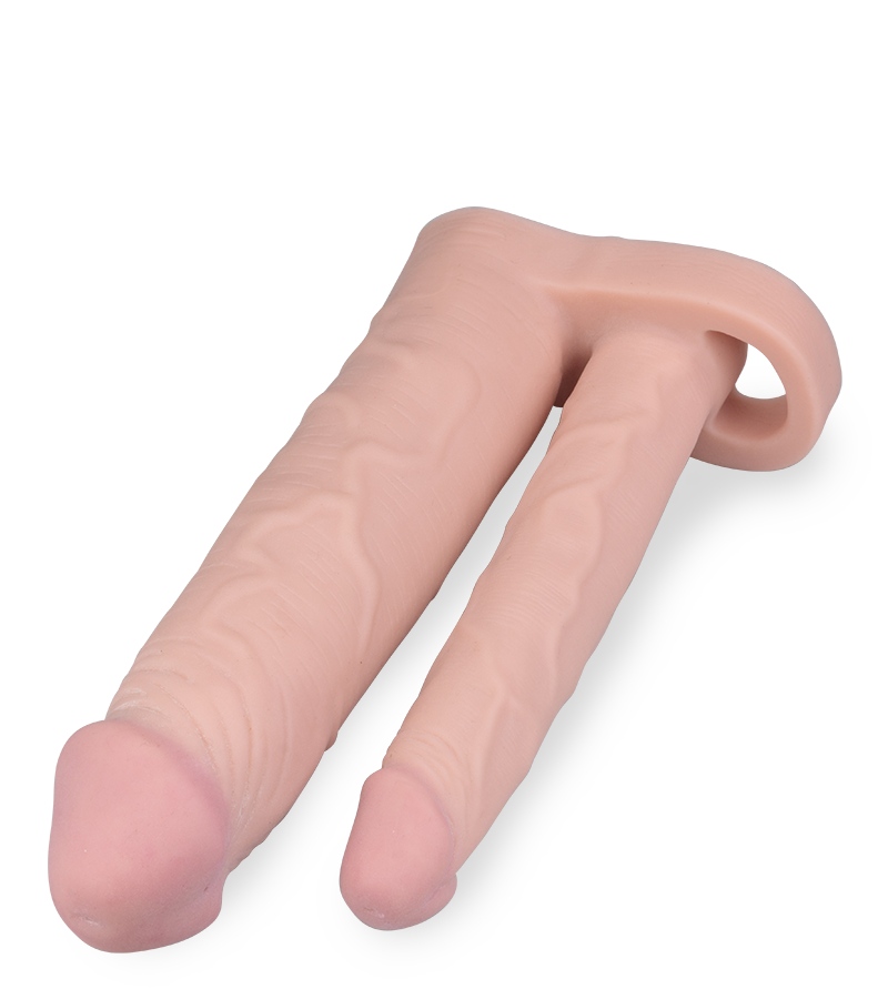 Gaine pénis double gode réaliste