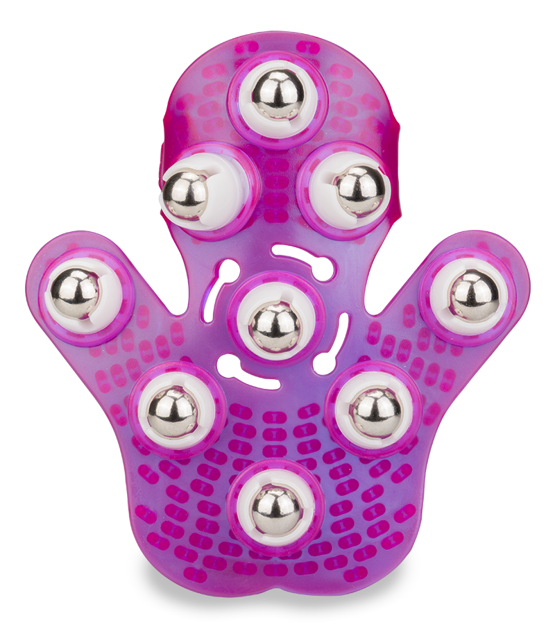 Gant de massage Roller Beads