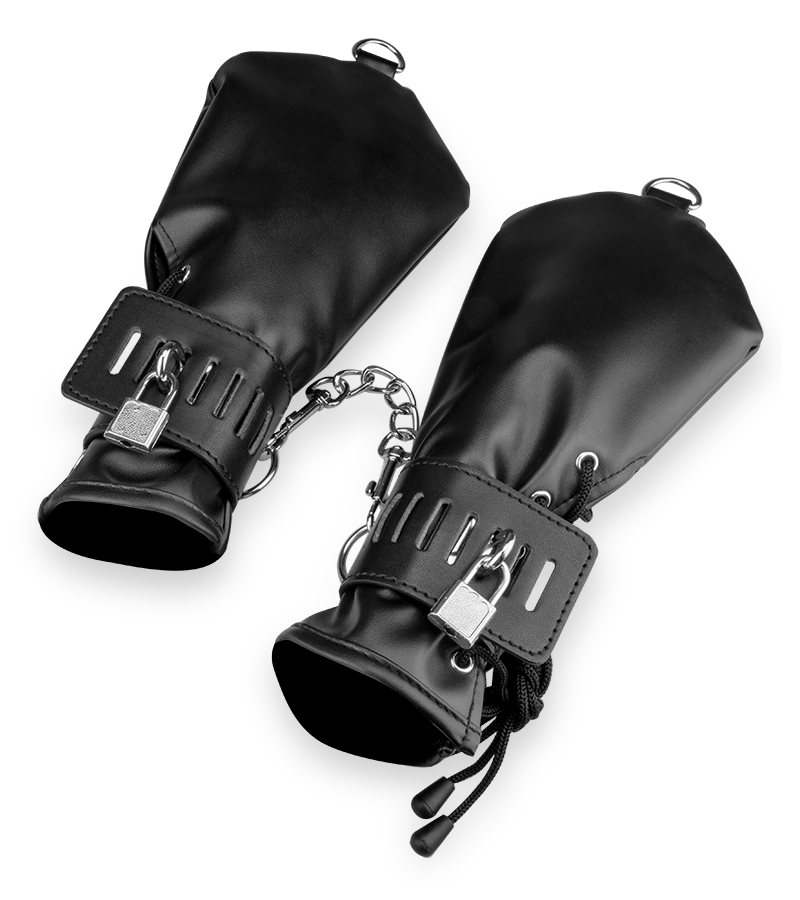 Gants de contrainte en similicuir