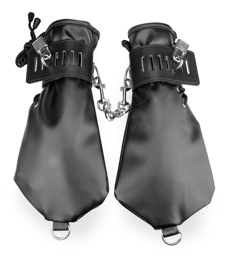 Gants de contrainte en similicuir