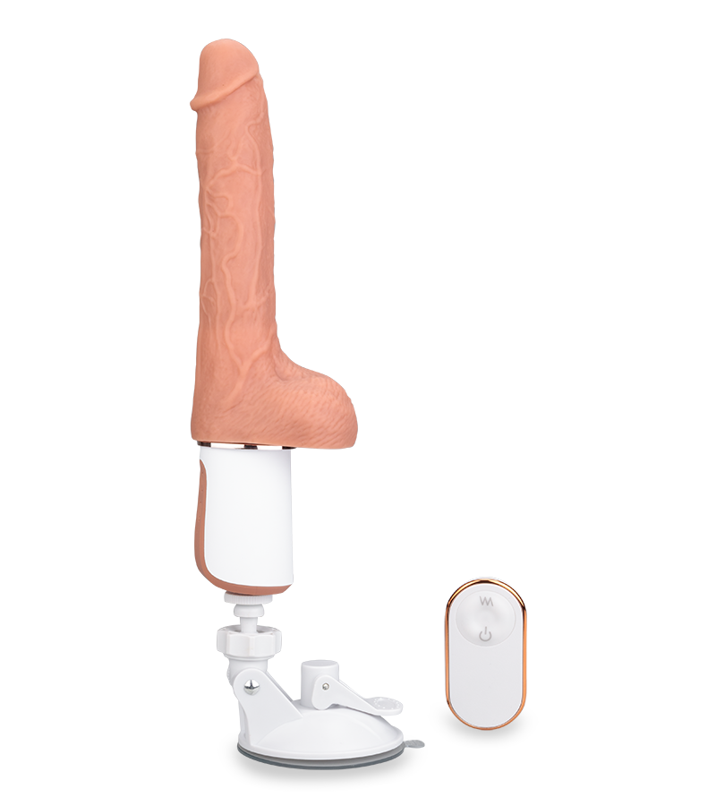 Gode automatique en silicone avec télécommande Russell