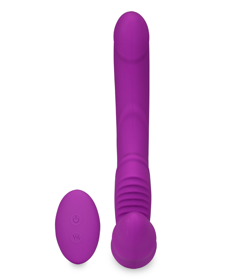 Gode ceinture sans harnais télécommandé Nana