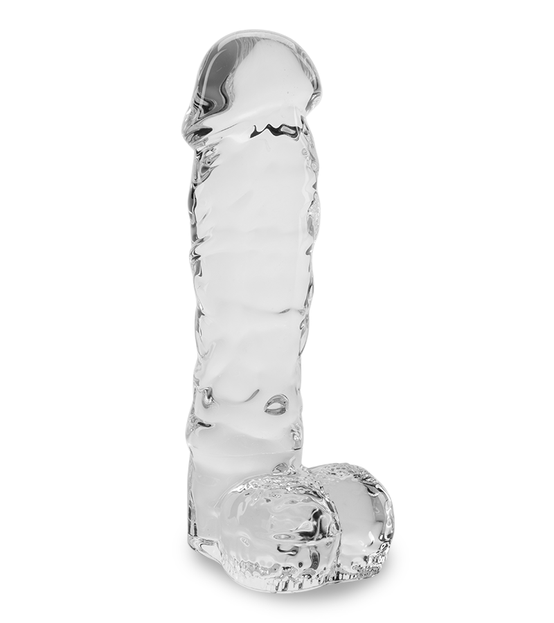 Gode en verre réaliste Leo