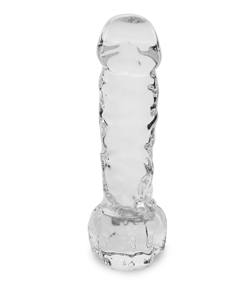 Gode en verre réaliste Leo