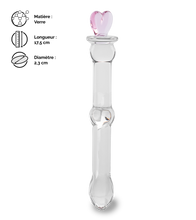 Charger l'image dans la galerie, Gode en verre Sweet Heart