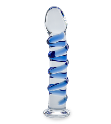 Gode en verre Swirl