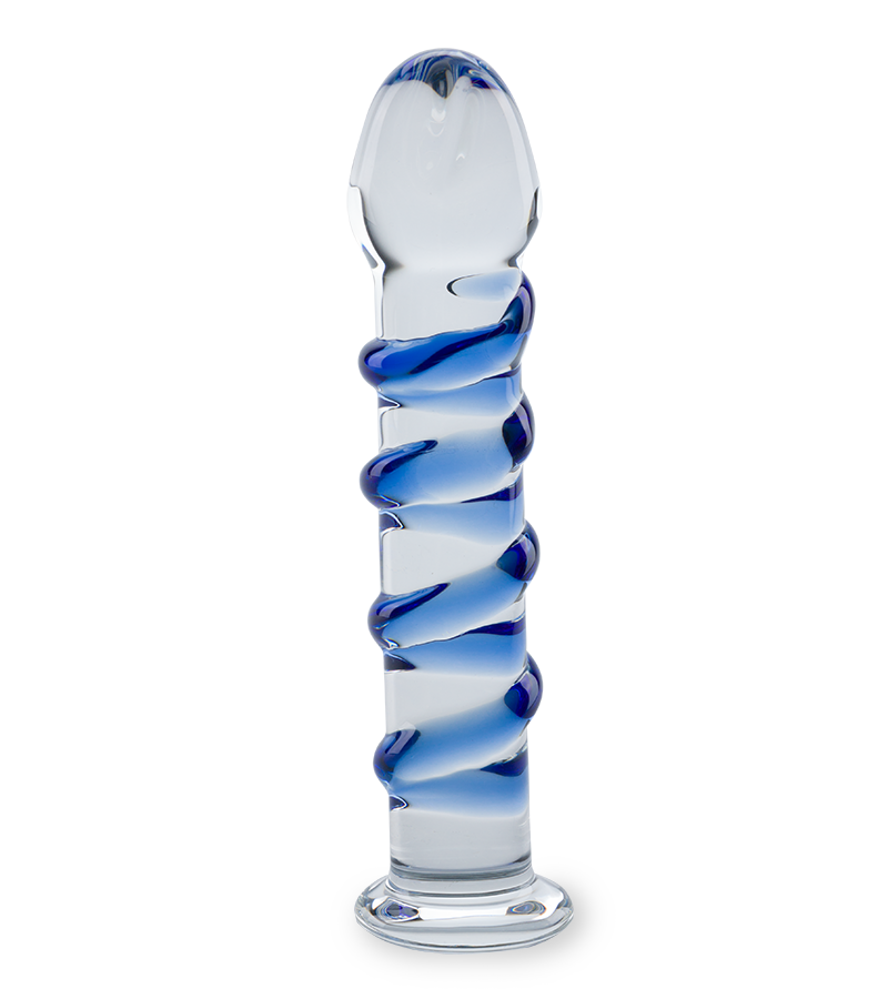 Gode en verre Swirl