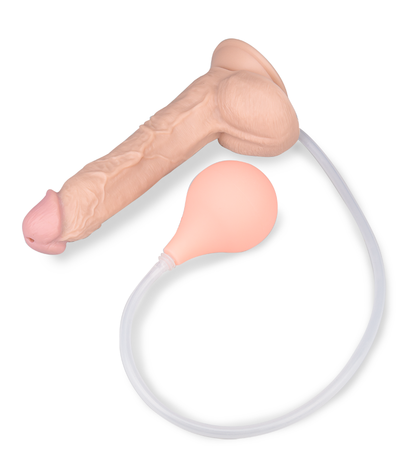Gode géant éjaculateur à ventouse