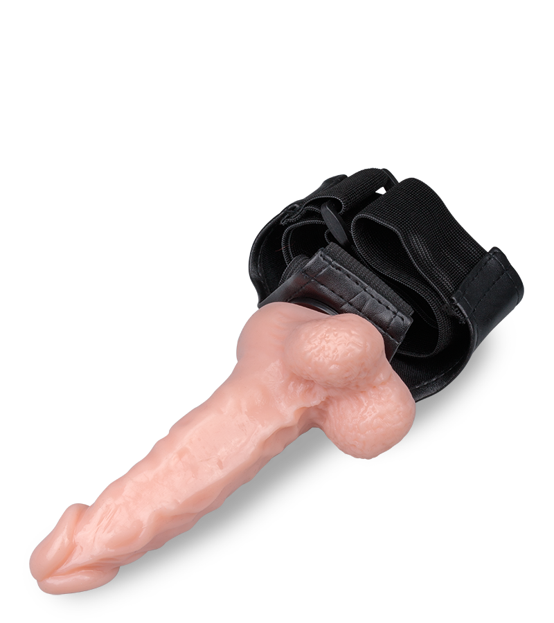 Gode harnais O-Ring peau claire