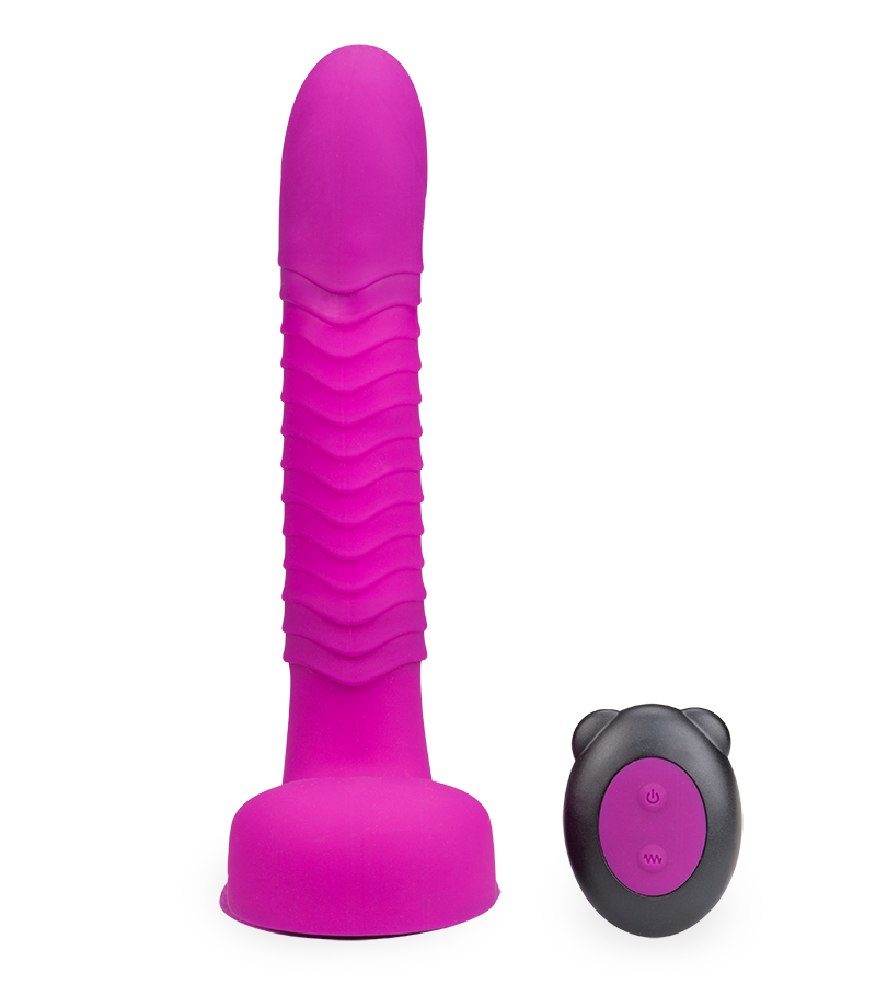 Gode rabbit va-et-vient rotatif ventouse