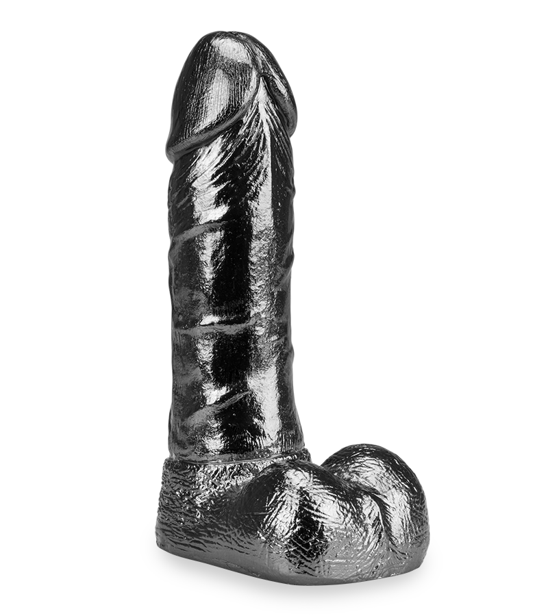 Gode réaliste en métal Rocky