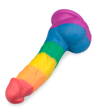 Charger l'image dans la galerie, Gode ventouse courbé réaliste Pride