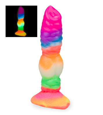 Gode ventouse Loup phosphorescent