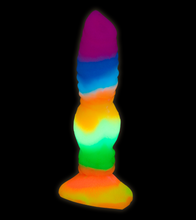 Charger l'image dans la galerie, Gode ventouse Loup phosphorescent