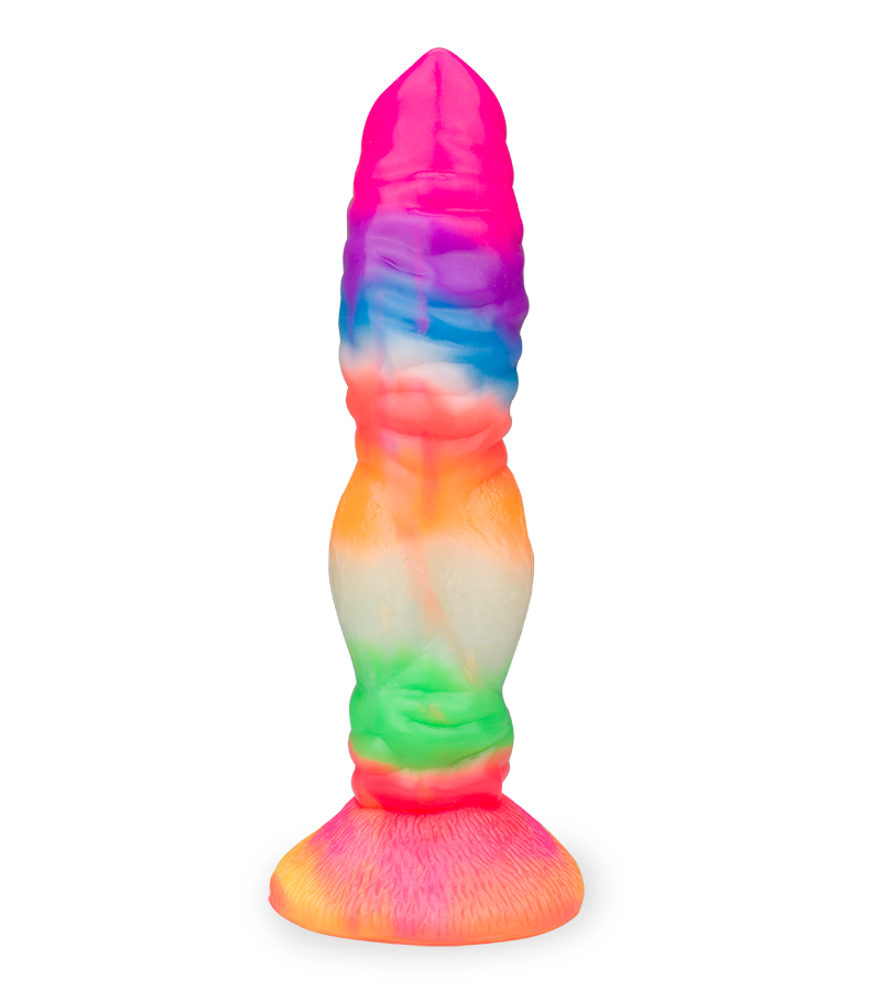 Gode ventouse Loup phosphorescent